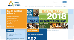 Desktop Screenshot of creditbuildersalliance.org