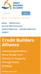 Mobile Screenshot of creditbuildersalliance.org